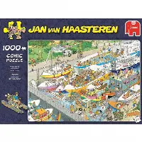 Jan van Haasteren Comic Puzzle - The Locks (1000 Pieces) | Jigsaw