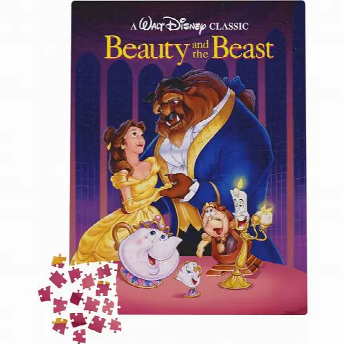 Blockbuster Movie Poster Puzzle - Beauty and the Beast | Jigsaw - Image 1