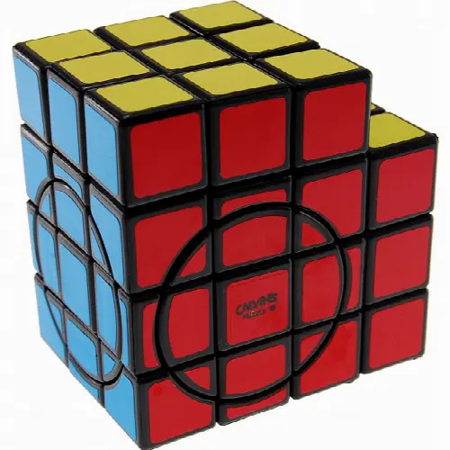 3x3x5 Super L-Cube with Evgeniy logo - Black Body - Image 1