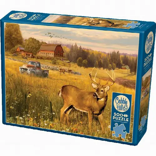 Deer Field - Large Piece | Jigsaw - Image 1