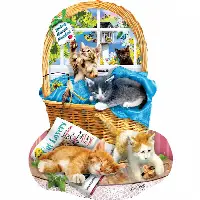 Free Kitties - Shaped Jigsaw Puzzle | Jigsaw