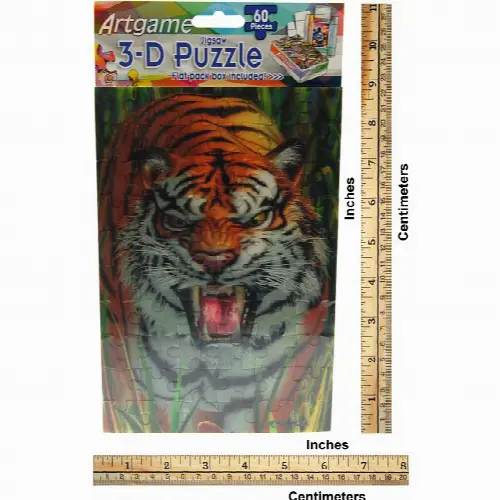 3D Tiger | Jigsaw - Image 1