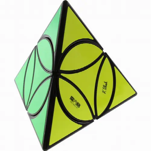 Disc Pyraminx - Black Body - Image 1