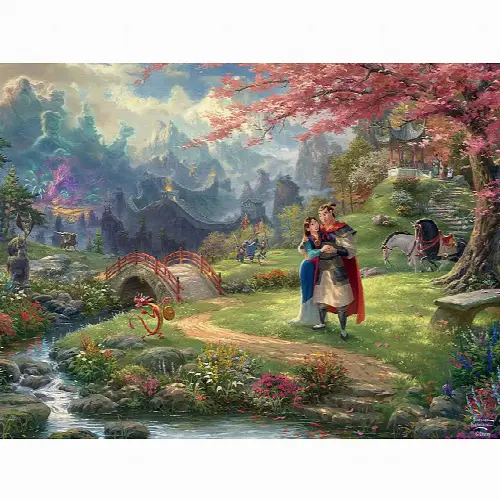 Thomas Kinkade: Disney - Mulan | Jigsaw - Image 1