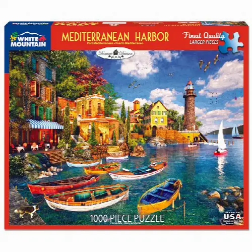 Mediterranean Harbor | Jigsaw - Image 1