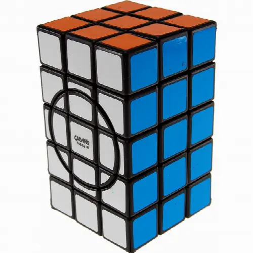 3x3x5 Semi-Super Cuboid (opposite circles) - Black Body - Image 1