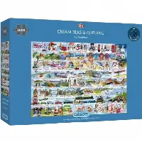 Cream Teas & Queing - 2000 Pieces | Jigsaw
