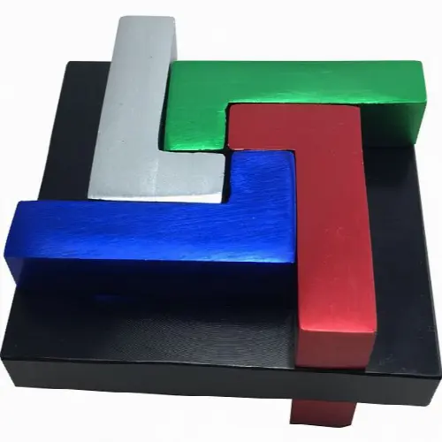 Quad L - Metal Puzzle - Image 1