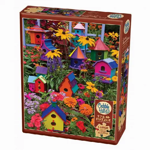 Birdhouses - Large Piece | Jigsaw - Image 1