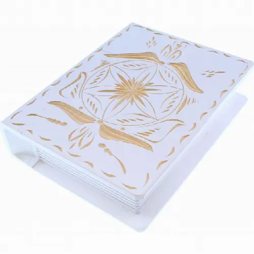 Romanian Secret Book Box - White - Image 1