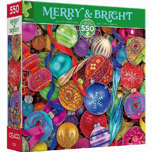 Merry & Bright - Christmas Ornaments | Jigsaw - Image 1