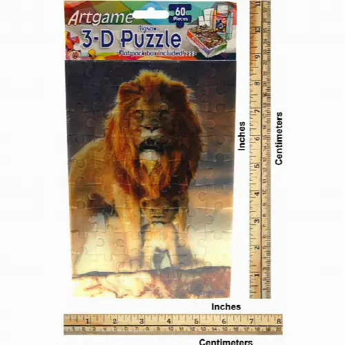 3D Lion | Jigsaw - Image 1