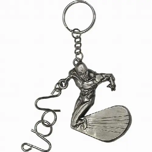 Marvel Heroes - Metal Puzzle Keychains - Silver Surfer - Image 1