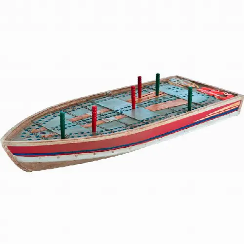 Cribbage Board - Tin Boat - Image 1