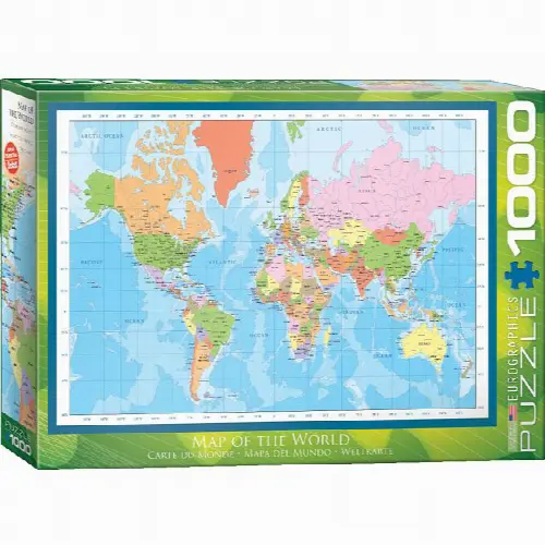 Modern Map Of The World | Jigsaw - Image 1