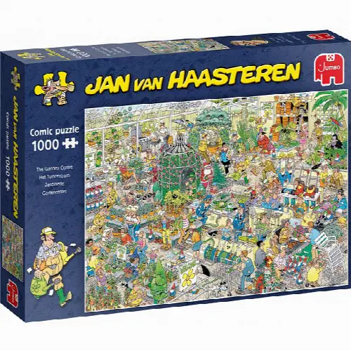 Jan van Haasteren Comic Puzzle - The Garden Center | Jigsaw - Image 1