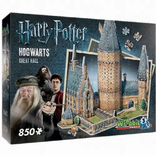 Harry Potter: Hogwarts Great Hall - Wrebbit 3D Jigsaw Puzzle | Jigsaw - Image 1