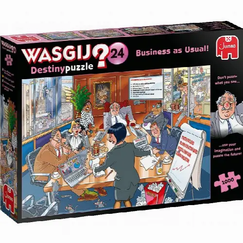 Wasgij Destiny #24: Business as Usual! | Jigsaw - Image 1