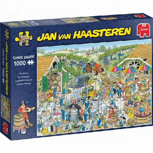 Jan van Haasteren Comic Puzzle - The Winery (1000 Pieces) | Jigsaw - Image 1