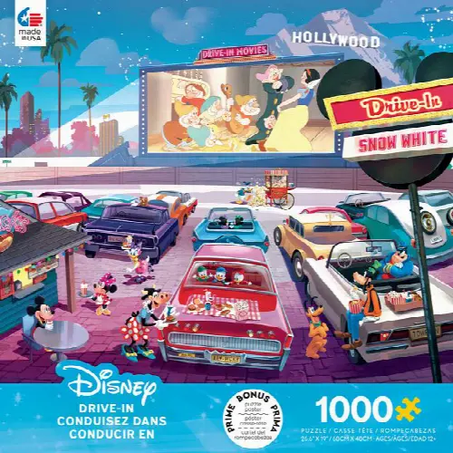 Disney Fine Art: Drive-In | Jigsaw - Image 1