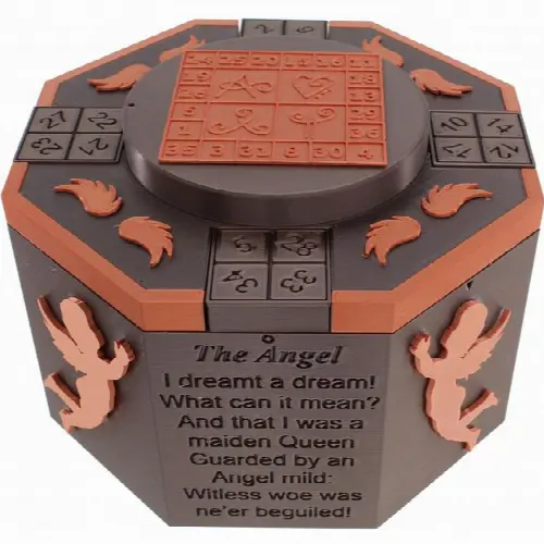 Angel Cryptex Cylinder Puzzle Box - Limited Edition - Image 1