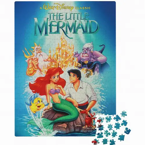 Blockbuster Movie Poster Puzzle - The Little Mermaid | Jigsaw - Image 1