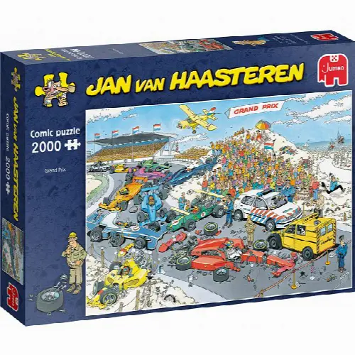Jan van Haasteren Comic Puzzle - Grand Prix (2000 Pieces) | Jigsaw - Image 1