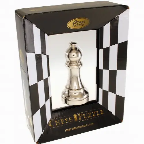 Hanayama Level 2 Cast Chess Puzzle - Bishop - Image 1