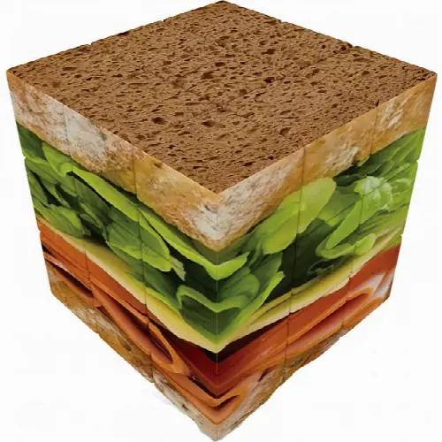 V-CUBE 3 Flat (3x3x3): Sandwich - Image 1