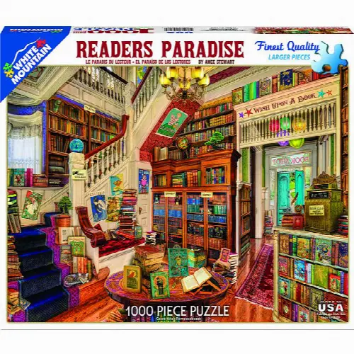 Readers Paradise Jigsaw Puzzle - 1000 Piece - Image 1