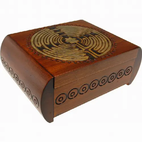 Carved Puzzle Box - Image 1