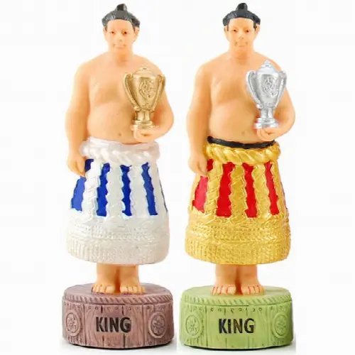 Japanese Sumo Chess Pieces - Image 1