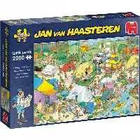 Jan van Haasteren Comic - Camping in the Forest (2000 Pieces) | Jigsaw