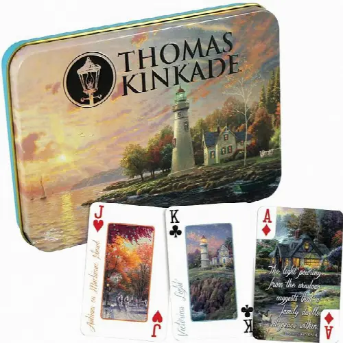 Thomas Kinkade Deluxe Playing Cards - Image 1