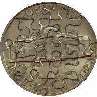 14 Piece Nickel - Coin Jigsaw Puzzle