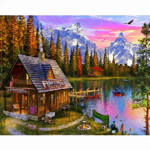 The Fishing Hut | Jigsaw - Image 1