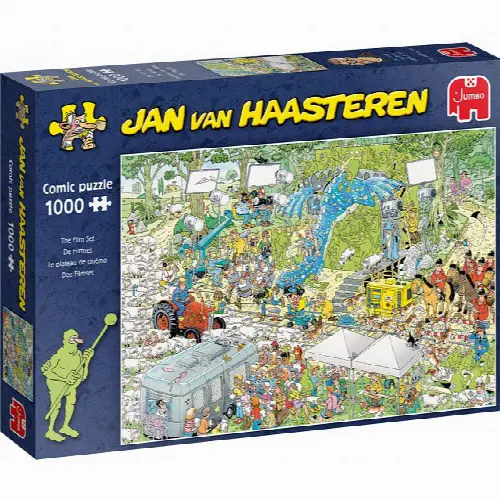 Jan van Haasteren Comic Puzzle - The Film Set | Jigsaw - Image 1