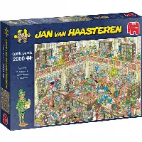 Jan van Haasteren Comic Puzzle - The Library (2000 Pieces) | Jigsaw
