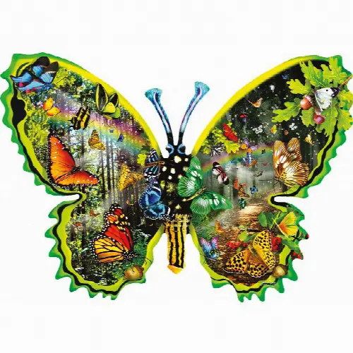 Butterfly Migration - Shaped Jigsaw Puzzle | Jigsaw - Image 1