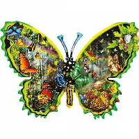 Butterfly Migration - Shaped Jigsaw Puzzle | Jigsaw