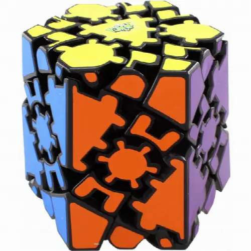 Gear Hexagonal Prism Cube - Black Body - Image 1