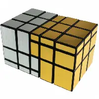 Siamese Mirror Cube - Gold and Silver Label