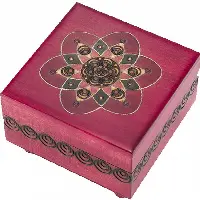 Fuchsia Kaleidoscope Puzzle Box