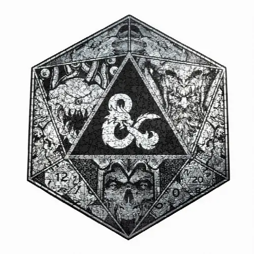 Dungeons and Dragons D20 Jigsaw Puzzle - 750 piece - Image 1