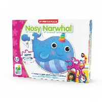 The Learning Journey My First Big Floor Puzzle Nosy Narwhal 12 Piece Jigsaw Puzzle