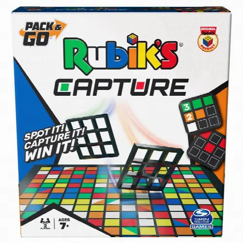 Spin Master Rubik's Capture Pack-N-Go Travel Game - Image 1