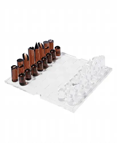 Lucite Chess and Checkers Limited Edition - Image 1