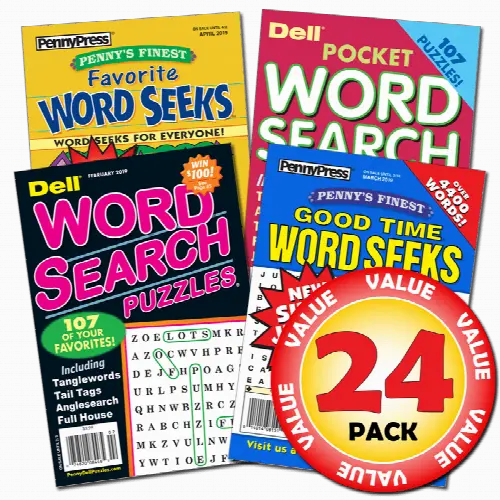 Penny Press/Dell Favorite Word Seek 24-Pack (Paperback) - Image 1