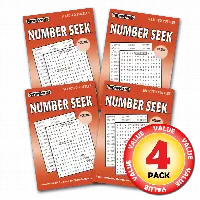Penny Press/Dell Favorite Number Seek 4-Pack (Full Sized Paperback)