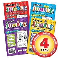 Penny Dell Favorite Jumble Puzzle 4-Pack